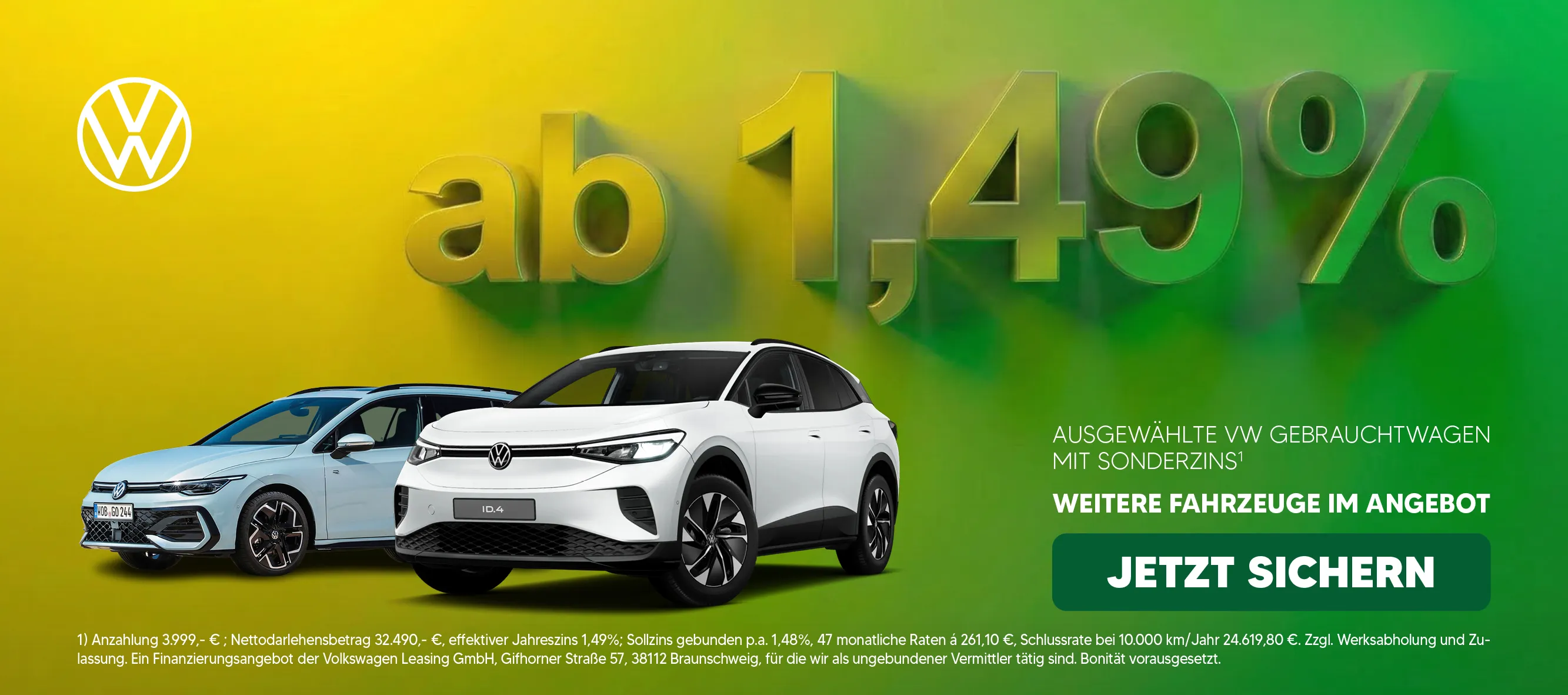 VW VVJ Sonderzinsaktion