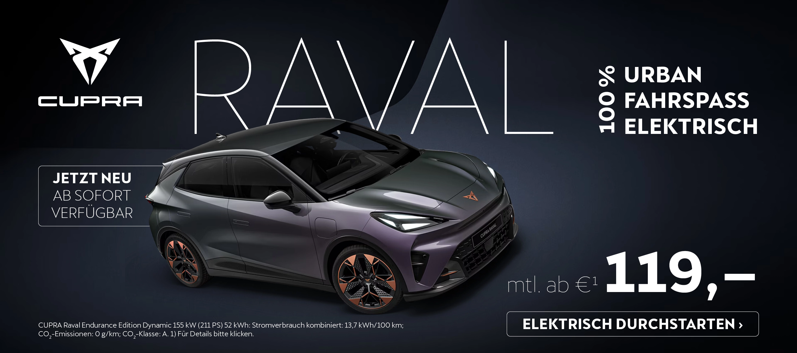 Cupra Raval ab sofort