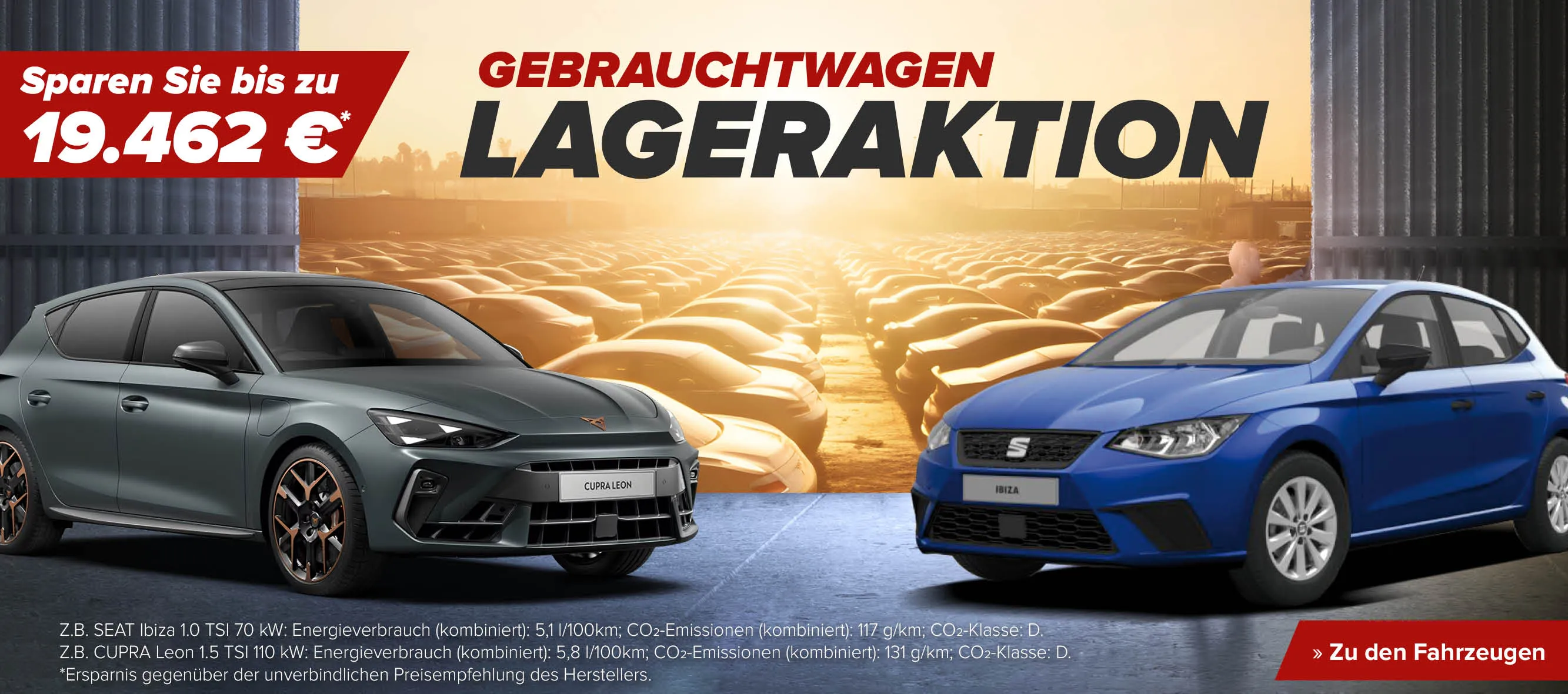 Slider Lageraktion