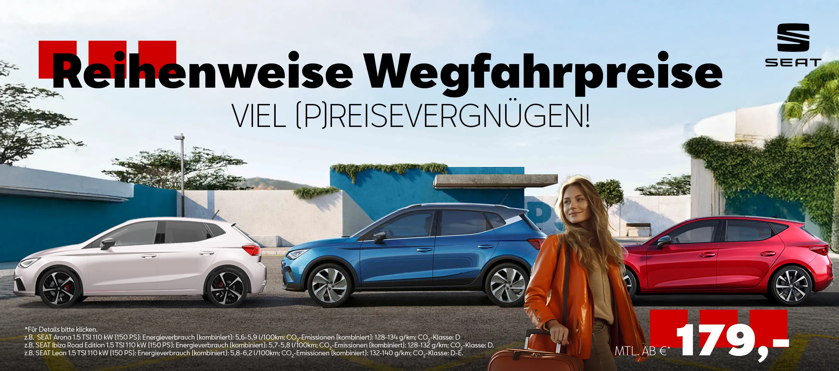 SEAT Wegfahrpreise