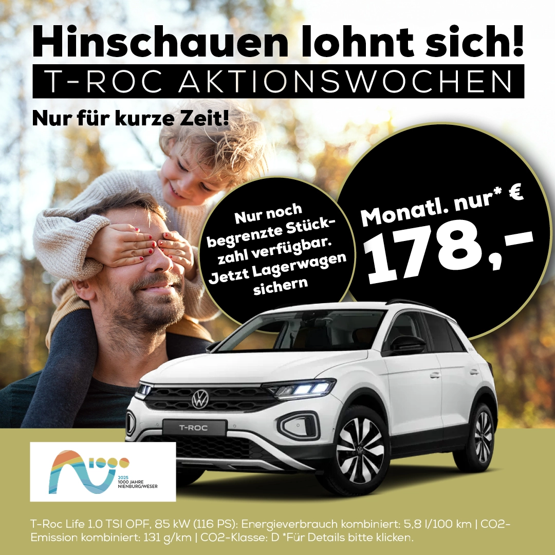 HEADER T-Roc Auslauf