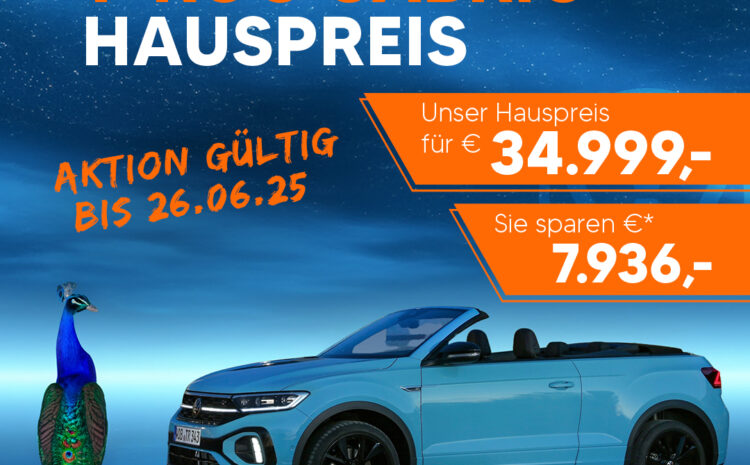  T-Roc Cabrio Sonderleasing