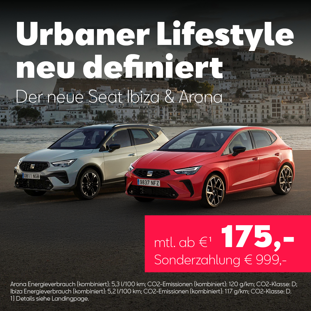 BEITRAGSBILD Seat Ibiza Arona 2026 BEITRAGSBILD Seat Ibiza Arona 2026