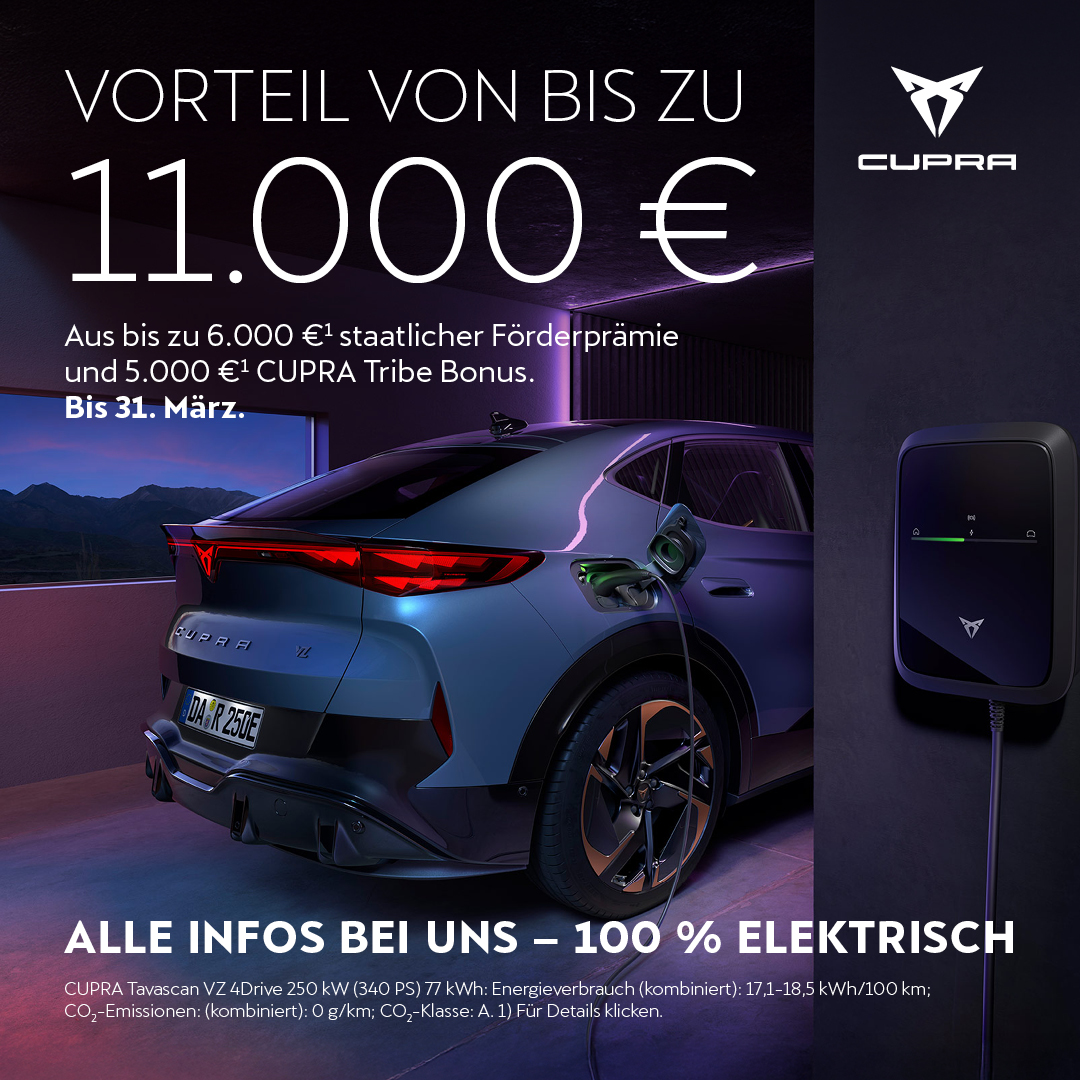 BEITRAG Cupra Tribe Bonus