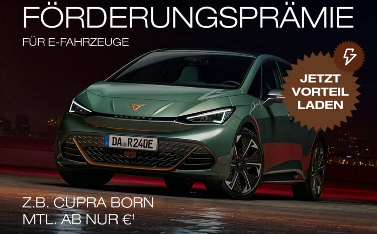  Cupra E-Fahrzeug Förderprämie