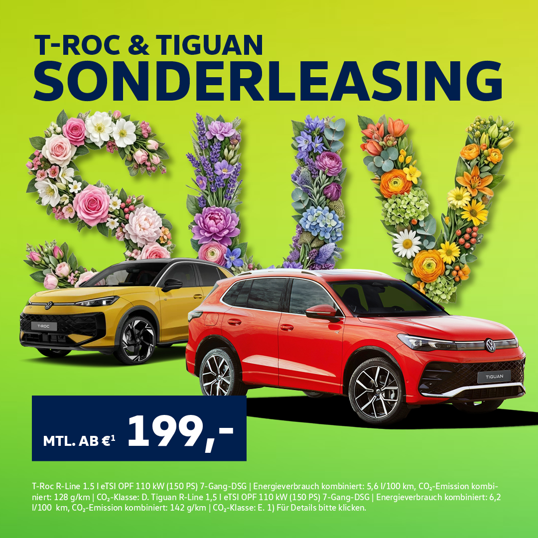 VW T-Roc und Tiguan