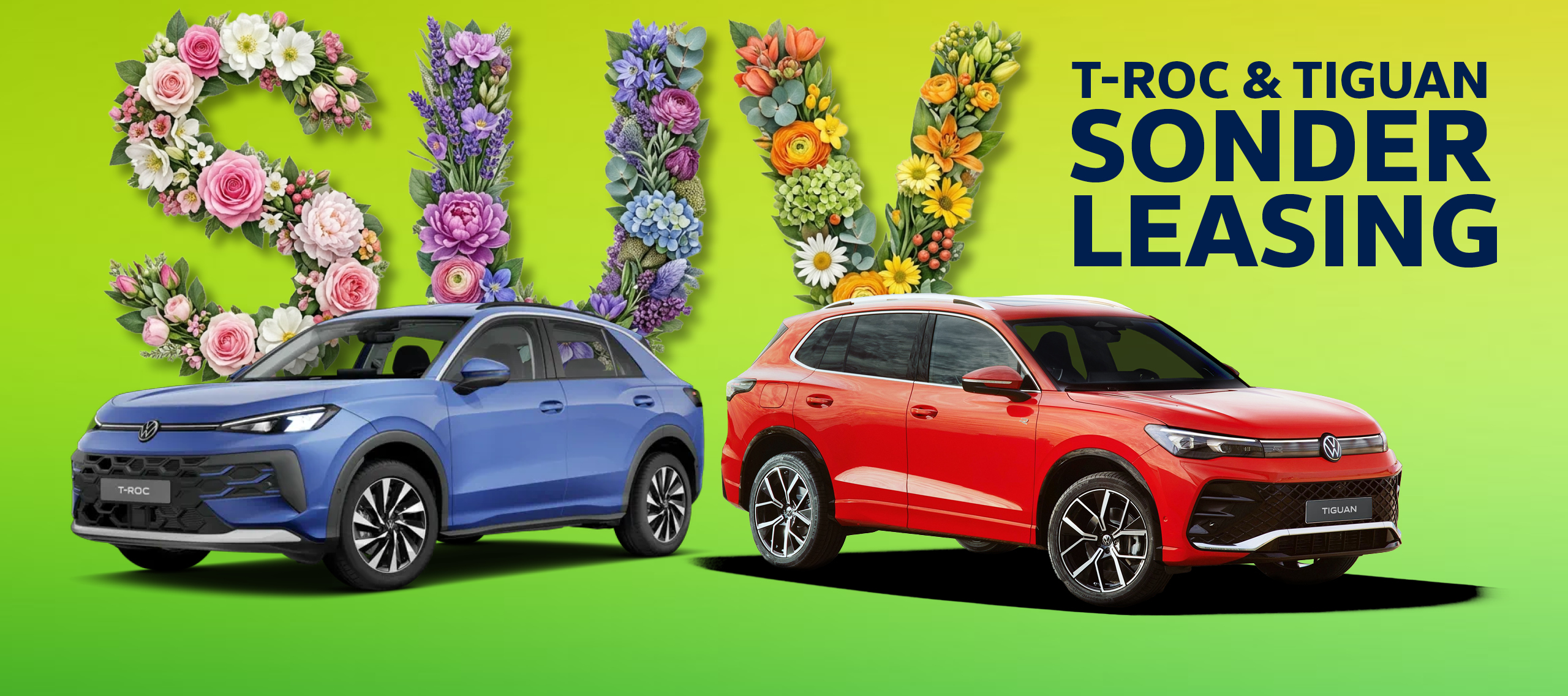 VW T-Roc und Tiguan