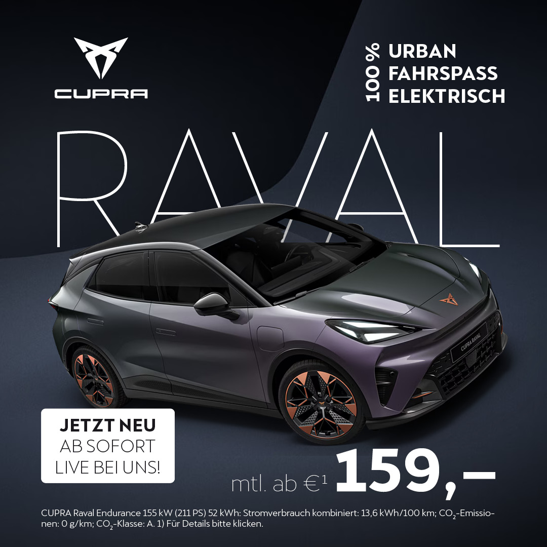 BEITRAGSBILD CUPRA RAVAL LIVE