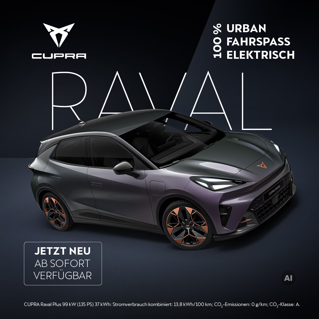 HM Online Cupra Raval neue Rate