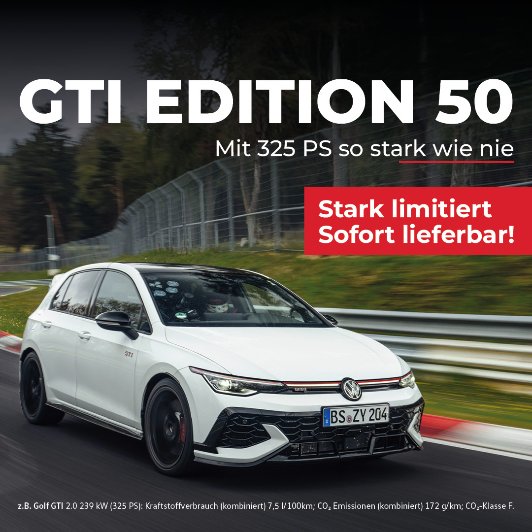 BEITRAGSBILD VW GTI SUEDRING EDITION 50